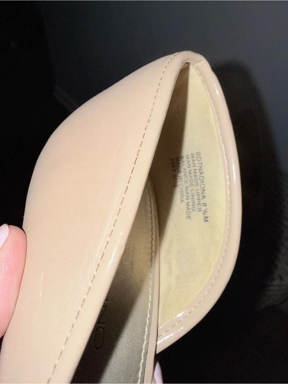 Bandolino Blush Nude Round-Toe Pump size 8.5